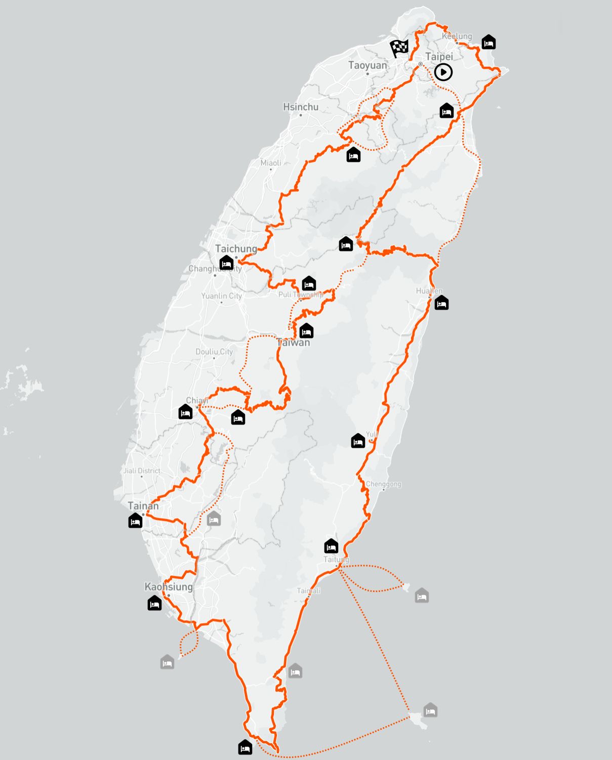 Map of route C